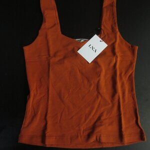 LNA CLOTHING WOMEN'S ORANGE TANK TOP - SMALL